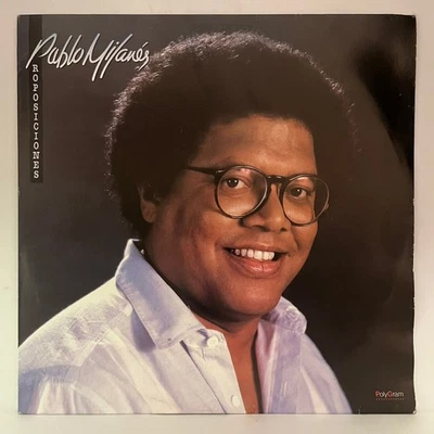 PABLO MILANES - PROPOSICIONES - 1989 MEXICAN LP ALBUM STAINED ON INNER SLEEVE Foto 1 de 4