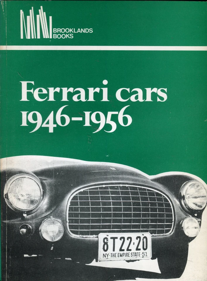 Ferrari 1946-1956 125S 166 212 750S corrida e muito mais - LIVRO ÚTIL BROOKLANDS - Imagem 1 de 1