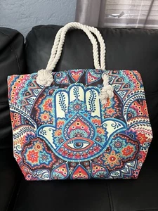 Colorful tote bag for women - Picture 1 of 3