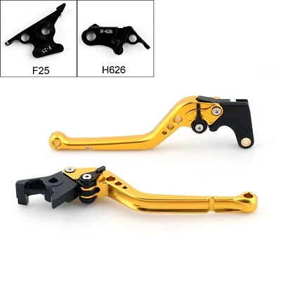 Long Brake Clutch Levers For Honda CBR500R 2013-2014 Gold #8 Foto 1 de 3
