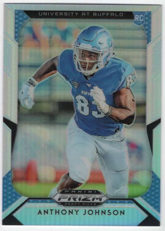 2019 Panini Prizm Draft Picks Silver Prizm #117 Anthony Johnson  - Image 1 of 1