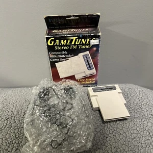 NOS Beeshu Game Tunes Nintendo Game Boy Stereo FM Radio Tuner Mega CIB - Picture 1 of 7