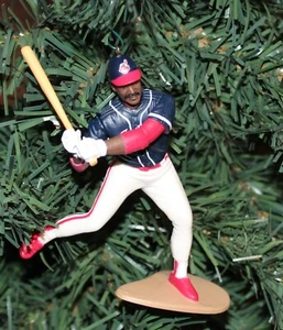 Eddie Murray Cleveland Indians Christmas Tree Ornament Baseball 4" Blue Jersey - Picture 1 of 1