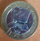 Bejing London 2008/2012 Olympic flag changeover £2 coin