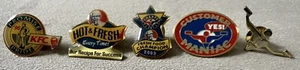 Vintage KFC Pins Memorabilia Kentucky Fried Chicken Colonel Sanders Crew Promo - Picture 1 of 13