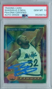 Shaquille O'Neill 1994 Topps Finest #3 Autograph PSA DNA Gem Mint 10 Auto - Bild 1 von 2