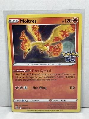 Moltres 012/078 Pokémon GO Holo - Image 1 of 2