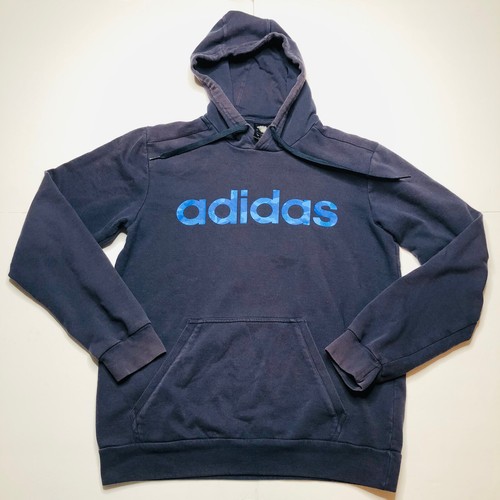 VETEMENTS Felpa con cappuccio ADIDAS blu uomo taglia small