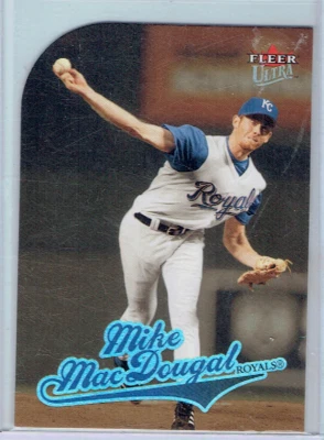 MIKE MACDOUGAL 2004 Fleer Ultra PLATINUM MEDALLION DIE CUT 57/66 Royals #183 SP - Image 1 of 2