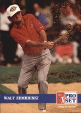 1992 Pro Set Golf Card #210 Walt Zembriski