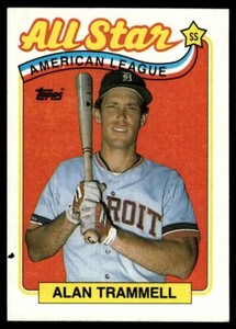 1989 Topps All-Star #400 Alan Trammell Detroit Tigers