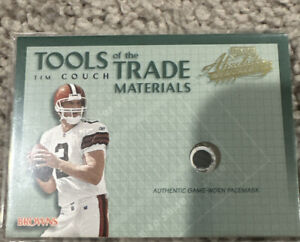 2002 Playoff Absolute Memorabilia Tools of the Trade Materials Tim Couch#203-300