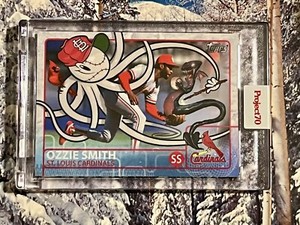 Topps PROJECT 70 #119 - 2015 Ozzie Smith by Greg 'CRAOLA' Simkins *IN HAND*