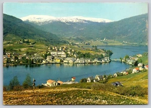 Cartolina Norvegia Norheimsund Hardanger Fiordo Foto Normann - Foto 1 di 2