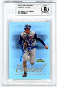 DARIN ERSTAD SIGNED AUTOGRAPH 2000 FLEER SHOWCASE #16 CARD ANGELS BECKETT BAS  - Picture 1 of 2