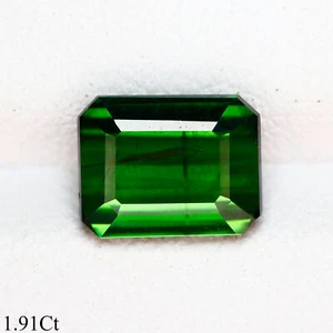 1.91 Ct Attractive Octagan 7.9 x 6.1 MM Green Mozambique Natural Tourmaline - Bild 1 von 5
