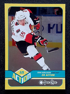 ERIK KARLSSON 2011-12 O-PEE-CHEE IN ACTION 11-12 NO A20               30707