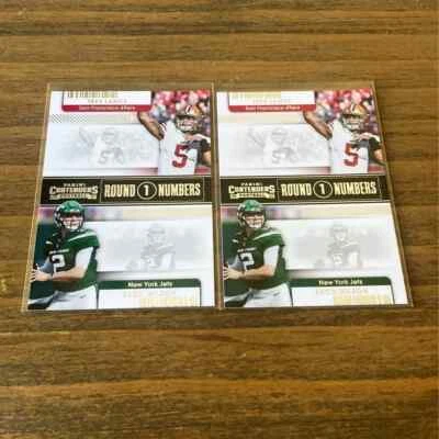 ZACK WILSON  AND TREY LANCE PANINI CONTENDERS ROOKIE CARDS  - Image 1 of 2