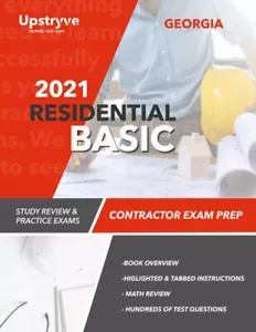 2021 GA Residential Basic Contractor Exam Prep: Study Review & Practice Exams - Foto 1 di 1