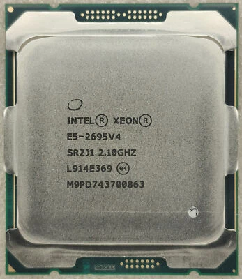 Intel Xeon E5-2695 V4 SR2J1 2.10GHz 18-Core LGA2011-3 X99 Server CPU Processor - Image 1 of 2