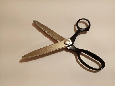 Vintage WISS Model CB7 Large Pair PINKING SHEARS Wonderful Condition Scissors - Image 1 of 3