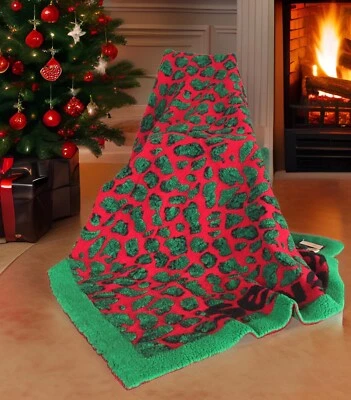 Hochwertige Jacquard Schurwolldecke Kuscheldecke von Valentino Pucci 🇮🇹 - Bild 1 von 4