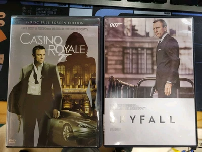 James Bond 2 Pk Skyfall Casino Royale Daniel Craig 007 - Image 1 of 4