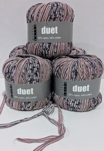 Artful Yarns DUET 1331 Bändchengarn Posten 5 NEU Rollen Lavendel Schwarz Silber Posten 85 - Bild 1 von 1