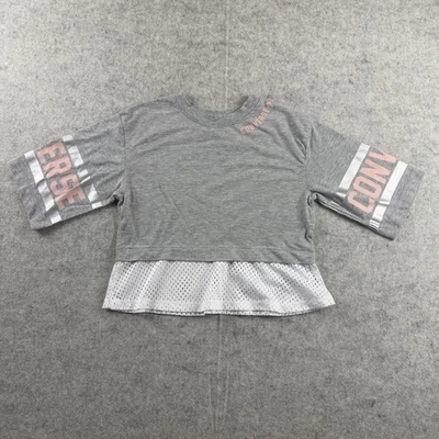 Camiseta Converse Niños Niñas Gris Estampada Talla 6x Foto 1 de 4
