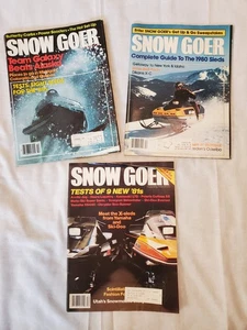 Vintage Snow Goer November September 1979 1980 Magazine Lot - Picture 1 of 5