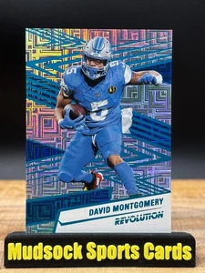 DAVID MONTGOMERY - 2025 PANINI REVOLUTION - TEAL LEVELS /499 - DETROIT LIONS - Picture 1 of 2