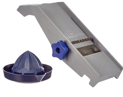 Original TNS 2000 Gemüsehobel Reibe Küchenhobel Gemüsereibe Blau - Bild 1 von 4