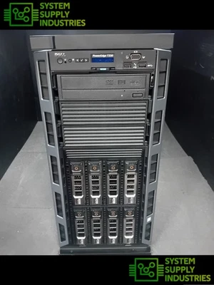 Dell PowerEdge Tower T330,8x 3tb,16gb,H730, 2x 495W PSU, 1 X E3-1220v5 - Image 1 of 3