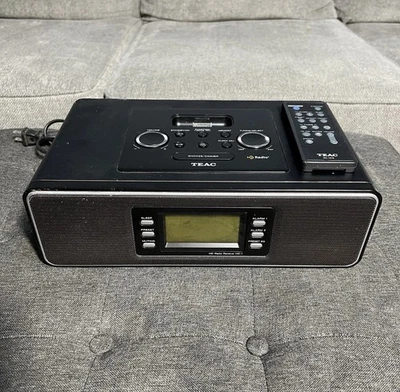 TEAC HD-1 AM/FM HD Radio Receiver Alarm Clock iPod Dock w/ Remote & Instructions - Image 1 of 4