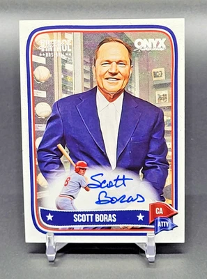 Abogado Scott Boras 2024 Onyx Vintage Extendido AUTÓGRAFO VASCBO Automático Foto 1 de 2