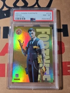 2021 Fortnite Series 3 Midas Holofoil #218 USA - PSA 8 - Picture 1 of 2