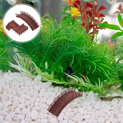  4 Pcs Terrarium Bridge Fish Tank Accessories Aquarium Decorative Statues - image 1 of 4