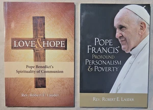 Rev. Robert E Lauder 2 SIGNED BOOKS: LOVE & HOPE - POPE FRANCIS' Brooklyn Dioce - Picture 1 of 11