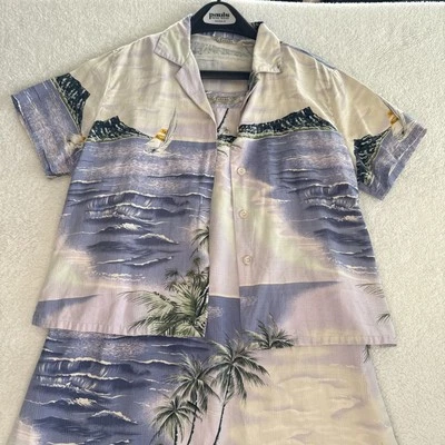 Tommy Bahama %100 Silk Women Dress & Shirt Set Of 2 Casual Summer Dress Silk - Image 1 of 4