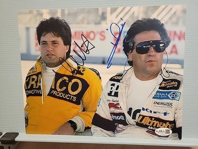 Foto firmada por Mario & Michael Andretti IRL racin 8x10 JSA C131623 CERTIFICADO DE AUTENTICIDAD Foto 1 de 4