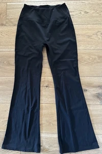 lululemon Flare Leg High Rise Black Yoga Pant Sz ?(10) - Picture 1 of 10
