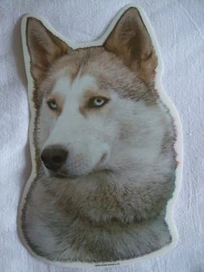 GRAND AUTOCOLLANT  - motif chien  Tête HUSKY  N° 4 - Picture 1 of 1