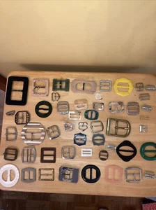 Lot Of (50) Various Vintage Belt Buckles - Picture 1 of 9