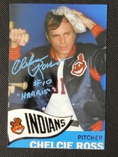 Chelcie Ross Major League Hand Signed 4x6 Autograph Photo