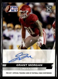 2022 Pro Set Draft #PSA-GM1 Grant Morgan Autographs Nm/M - Picture 1 of 2