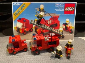 Legoland Town System 6366 Fire & Rescue Squad Set, Complete with 3 Figures EUC - Picture 1 of 21
