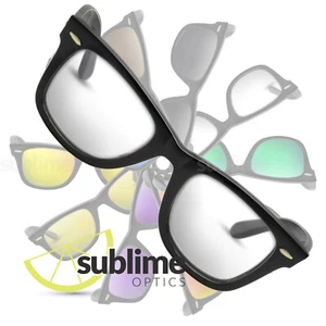 UV400 Clear Replacement Lenses For Ray Ban Original Wayfarer 54mm ~ Safety - Picture 1 of 4