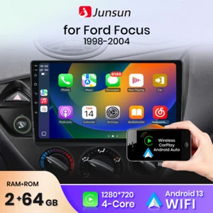 DAB+ Android 13 CarPlay Autoradio Für Ford Focus MK1 1998-2003 GPS Navi BT 2+64G - Bild 1 von 19