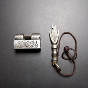 Gandhanra Handmade Tibetan Padlock Amulet, Mini Lock for Home Decor / Suitcase - Picture 1 of 9