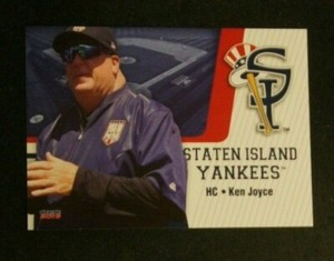 2019 Choice, Staten Island Yankees - HC KEN JOYCE